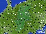 長野県のアメダス実況(風向・風速)(2024年12月21日)