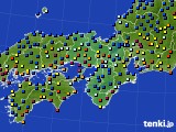 近畿地方のアメダス実況(日照時間)(2024年12月22日)