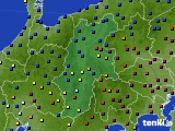 長野県のアメダス実況(日照時間)(2024年12月22日)