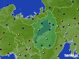 滋賀県のアメダス実況(日照時間)(2024年12月22日)