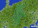 長野県のアメダス実況(風向・風速)(2024年12月22日)
