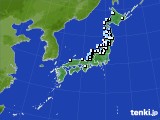 アメダス実況(降水量)(2024年12月23日)