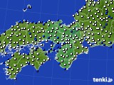 近畿地方のアメダス実況(風向・風速)(2024年12月23日)