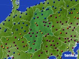 長野県のアメダス実況(日照時間)(2024年12月24日)