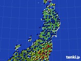 東北地方のアメダス実況(日照時間)(2024年12月25日)