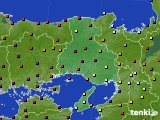 兵庫県のアメダス実況(日照時間)(2024年12月25日)