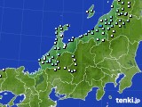 北陸地方のアメダス実況(降水量)(2024年12月26日)