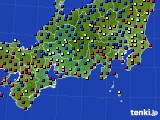 2024年12月27日の東海地方のアメダス(日照時間)