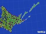2024年12月27日の道東のアメダス(日照時間)
