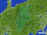 長野県のアメダス実況(風向・風速)(2024年12月27日)