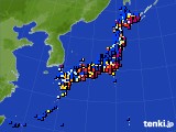 2024年12月28日のアメダス(日照時間)