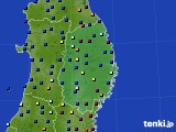岩手県のアメダス実況(日照時間)(2024年12月28日)