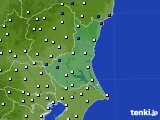 茨城県のアメダス実況(風向・風速)(2024年12月28日)