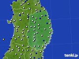 岩手県のアメダス実況(風向・風速)(2024年12月28日)