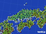 中国地方のアメダス実況(日照時間)(2024年12月29日)