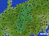 2024年12月29日の長野県のアメダス(日照時間)