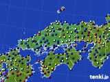 中国地方のアメダス実況(日照時間)(2024年12月30日)