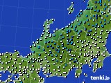 2025年01月01日の北陸地方のアメダス(気温)