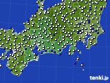 2025年01月01日の東海地方のアメダス(風向・風速)