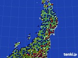 2025年01月02日の東北地方のアメダス(日照時間)