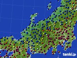 北陸地方のアメダス実況(日照時間)(2025年01月02日)