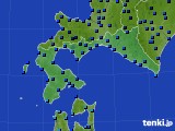 2025年01月02日の道南のアメダス(気温)