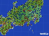 関東・甲信地方のアメダス実況(日照時間)(2025年01月03日)