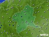 2025年01月03日の群馬県のアメダス(風向・風速)