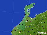 石川県のアメダス実況(日照時間)(2025年01月04日)