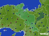 京都府のアメダス実況(日照時間)(2025年01月04日)
