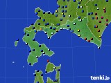 2025年01月04日の道南のアメダス(日照時間)