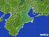 三重県のアメダス実況(風向・風速)(2025年01月04日)