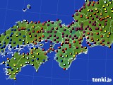 近畿地方のアメダス実況(日照時間)(2025年01月05日)