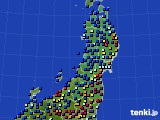 2025年01月07日の東北地方のアメダス(日照時間)