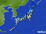 2025年01月07日のアメダス(気温)