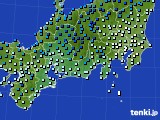 東海地方のアメダス実況(気温)(2025年01月08日)