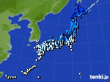 2025年01月08日のアメダス(気温)