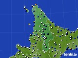 道北のアメダス実況(風向・風速)(2025年01月08日)