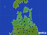 青森県のアメダス実況(気温)(2025年01月09日)