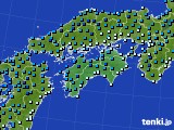 四国地方のアメダス実況(気温)(2025年01月10日)