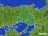 兵庫県のアメダス実況(日照時間)(2025年01月12日)