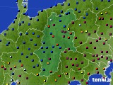 長野県のアメダス実況(日照時間)(2025年01月14日)