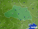 埼玉県のアメダス実況(風向・風速)(2025年01月15日)