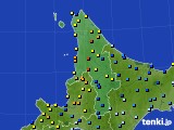 2025年01月17日の道北のアメダス(積雪深)