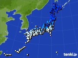 2025年01月17日のアメダス(気温)
