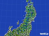アメダス実況(気温)(2025年01月19日)