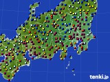 関東・甲信地方のアメダス実況(日照時間)(2025年01月20日)