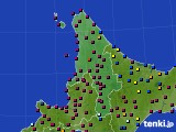道北のアメダス実況(日照時間)(2025年01月21日)