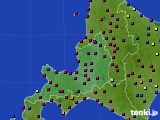 2025年01月21日の道央のアメダス(日照時間)