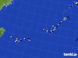 沖縄地方のアメダス実況(風向・風速)(2025年01月21日)